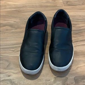 Black slip on shoes